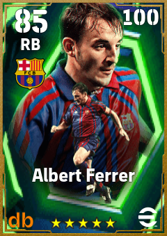 Albert Ferrer eFootball player card