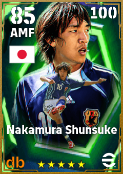 Nakamura Shunsuke — AMF, OVR 85, MAX 100