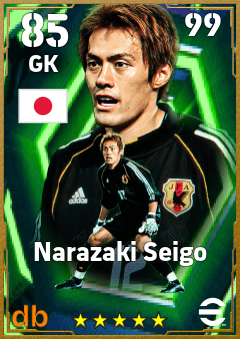 Narazaki Seigo — GK, OVR 85, MAX 99