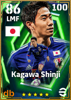 Kagawa Shinji — LMF, OVR 86, MAX 100