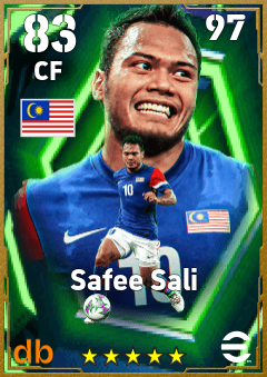 Safee Sali — CF, OVR 83, MAX 97