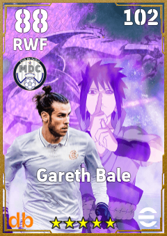 Gareth Bale — RWF, OVR 88, MAX 102