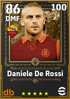Daniele De Rossi — DMF, OVR 86, MAX 100