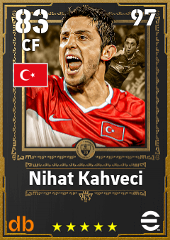 Nihat Kahveci — CF, OVR 83, MAX 97