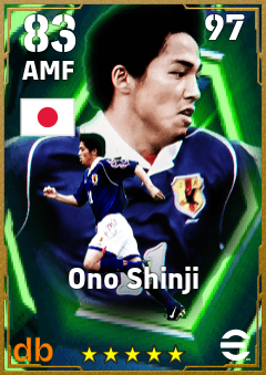 Ono Shinji — AMF, OVR 83, MAX 97