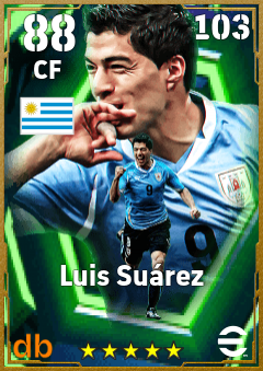 Luis Suárez eFootball player card