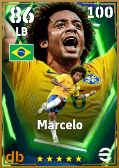 Marcelo — LB, OVR 86, MAX 100