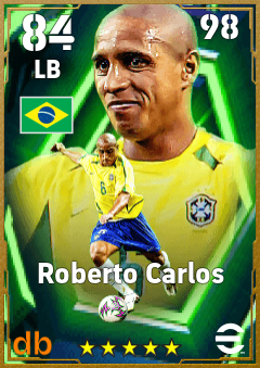 Roberto Carlos — LB, OVR 84, MAX 98