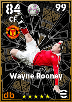 Wayne Rooney — CF, OVR 84, MAX 99