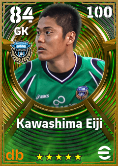 Kawashima Eiji — GK, OVR 84, MAX 100