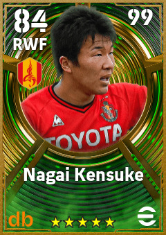 Nagai Kensuke — RWF, OVR 84, MAX 99