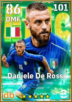 Daniele De Rossi eFootball player card