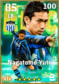 Nagatomo Yuto — LB, OVR 85, MAX 88