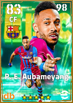 P. E. Aubameyang — CF, OVR 83, MAX 98