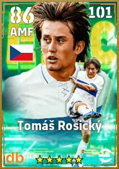 Tomáš Rosický — AMF, OVR 86, MAX 101