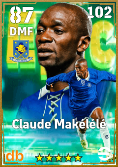 Claude Makélélé — DMF, OVR 87, MAX 102