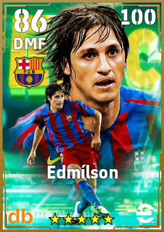 Edmílson — DMF, OVR 86, MAX 100