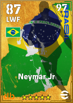 Neymar Jr eFootball player card