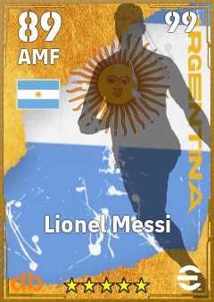 Lionel Messi eFootball player card