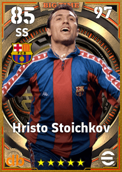Hristo Stoichkov — SS, OVR 85, MAX 97