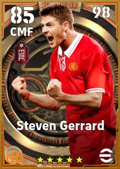 Steven Gerrard eFootball player card