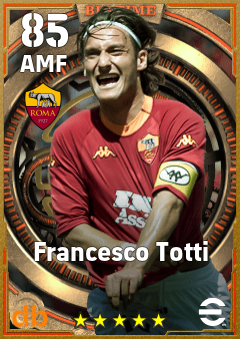 Francesco Totti eFootball player card