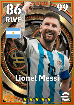 Lionel Messi eFootball player card