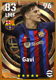 Gavi eFootball player card