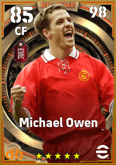 Michael Owen eFootball player card