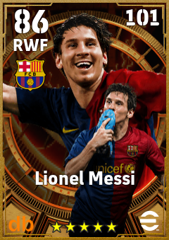 Lionel Messi eFootball player card