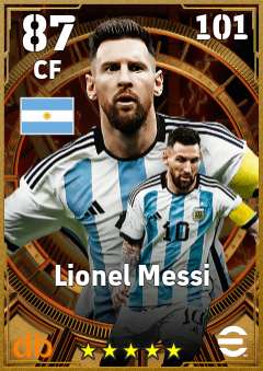 Lionel Messi eFootball player card