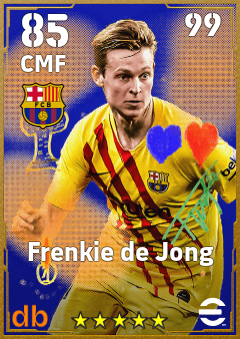 Frenkie de Jong eFootball player card