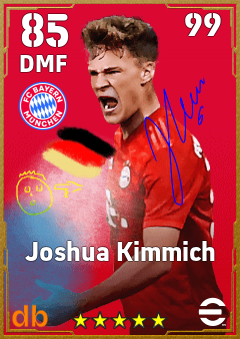Joshua Kimmich — DMF, OVR 85, MAX 99