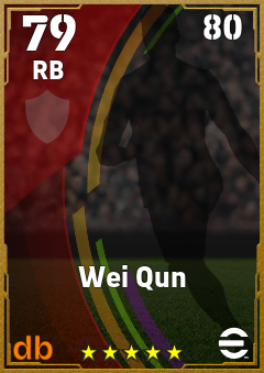 Wei Qun eFootball player card