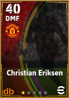 Christian Eriksen — DMF, OVR 40, MAX 40