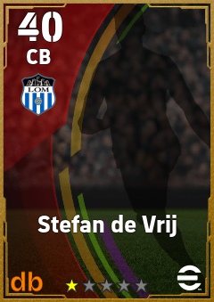 Stefan de Vrij — CB, OVR 40, MAX 40