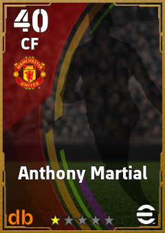 Anthony Martial — CF, OVR 40, MAX 40