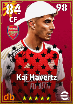 Kai Havertz — CF, OVR 84, MAX 98