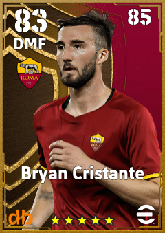 Bryan Cristante — DMF, OVR 83, MAX 85