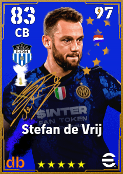 Stefan de Vrij eFootball player card