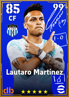 Lautaro Martínez eFootball player card