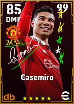 Casemiro eFootball player card