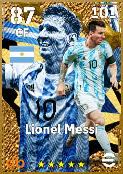 Lionel Messi eFootball player card