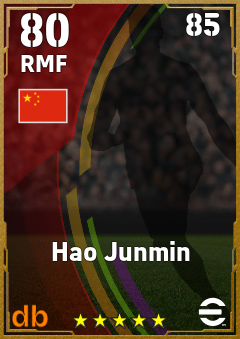 Hao Junmin — RMF, OVR 80, MAX 85