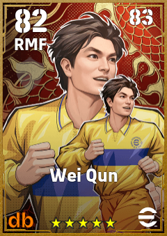 Wei Qun — RMF, OVR 82, MAX 83