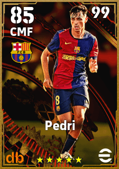 Pedri eFootball player card