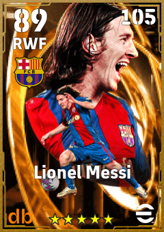Lionel Messi eFootball player card