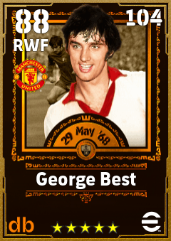 George Best — RWF, OVR 88, MAX 104