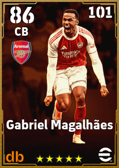Gabriel Magalhães — CB, OVR 86, MAX 101