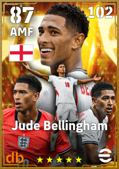 Jude Bellingham — AMF, OVR 87, MAX 102